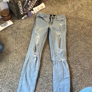 Jeans, skinny. Stretchy, comfortable. Good condition